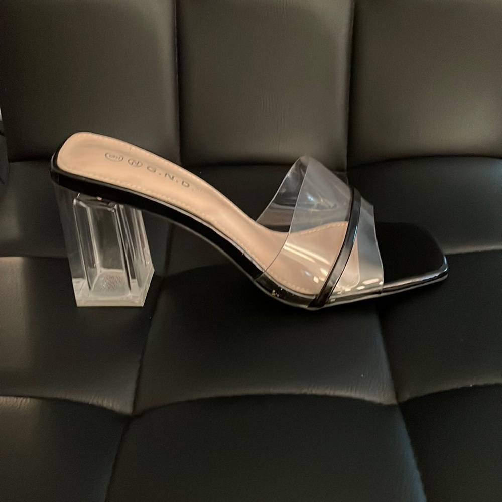 Black Clear Heel